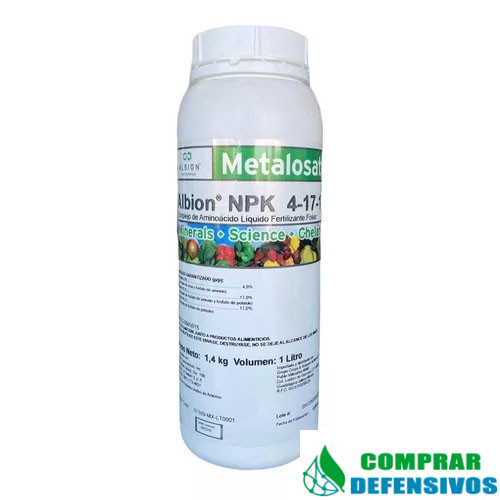 Fertilizante Foliar Npk 4-17-17 Metalosate - 1 Litro