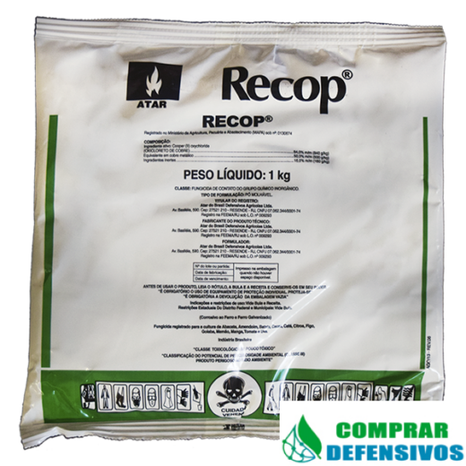Recop (Oxicloreto De Cobre) Embalagem 1 Kg