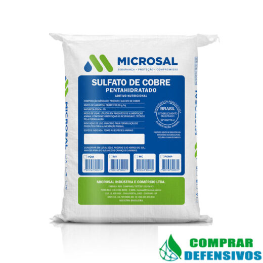 Sulfato De Cobre Microsal 1 Kg